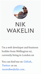 Mobile Screenshot of nikwakelin.com